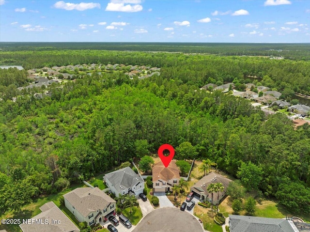 221 Thornloe Dr, Saint Johns, FL 32259 - aerial view of property's location with a heavily wooded area and nearby suburban area