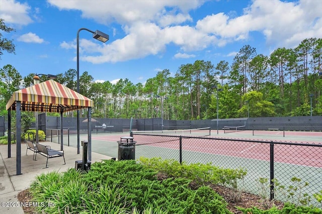 221 Thornloe Dr, Saint Johns, FL 32259 - view of tennis court featuring fence