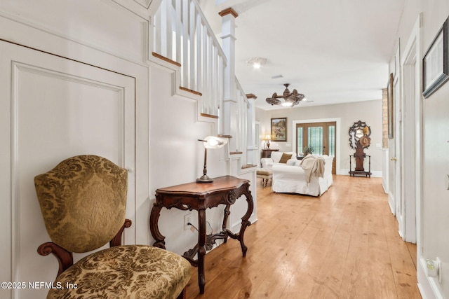 96448 Marsh Hen Rd, Fernandina Beach, FL 32034 - hall with light wood-style flooring
