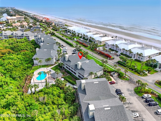 626 Ponte Vedra Blvd Unit B6, Ponte Vedra Beach, FL 32082 - aerial view of waterfront with a beach and a pool