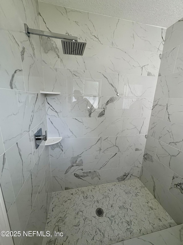 946 Cedar Ridge Ct, Orange Park, FL 32065 - full bathroom with tiled shower and a textured ceiling