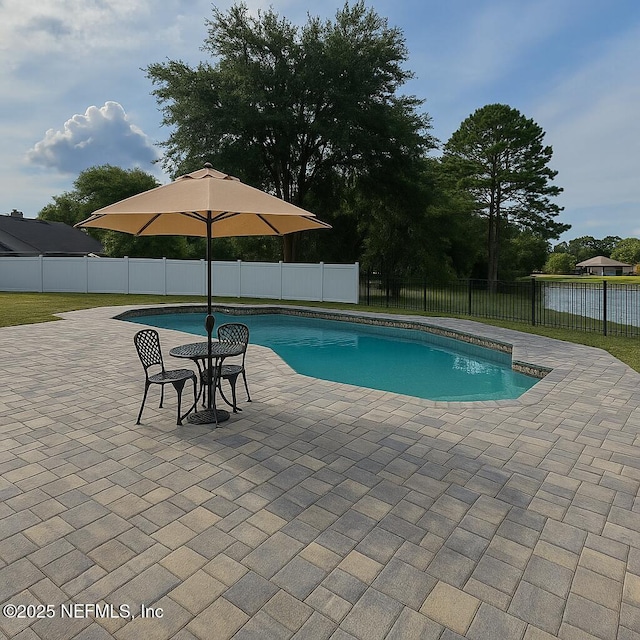 946 Cedar Ridge Ct, Orange Park, FL 32065 - view of pool featuring a patio and a fenced backyard