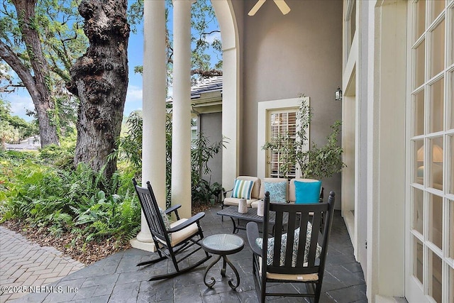 view of patio