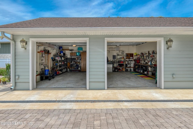 130 Woodbury Trl, Satsuma, FL 32189 - view of garage