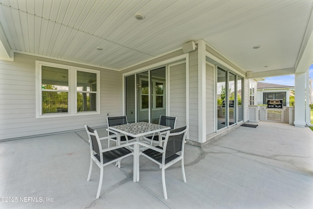 360 Rustic Mill Dr, Saint Augustine, FL 32092 - view of patio with outdoor dining area and grilling area