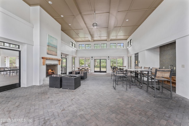 360 Rustic Mill Dr, Saint Augustine, FL 32092 - common area featuring a high ceiling and recessed lighting