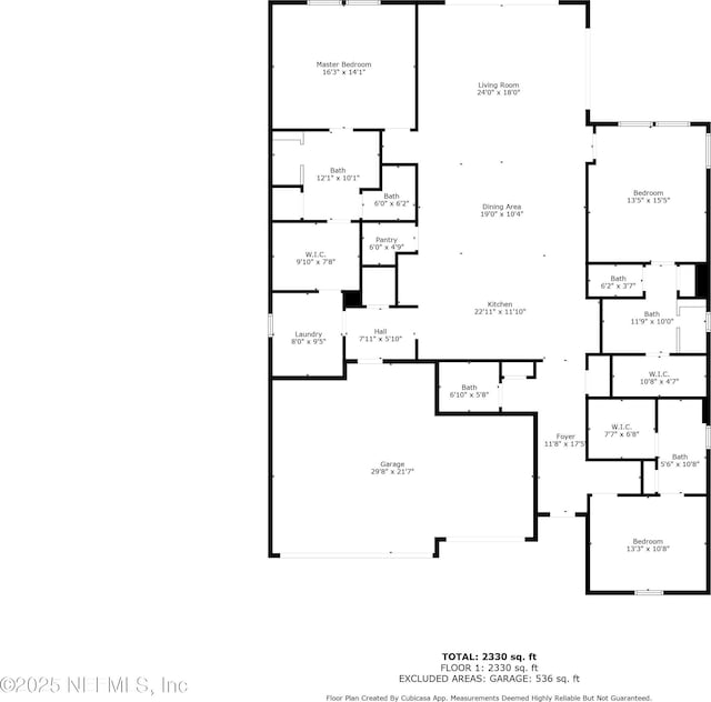 360 Rustic Mill Dr, Saint Augustine, FL 32092 - floor plan / room layout