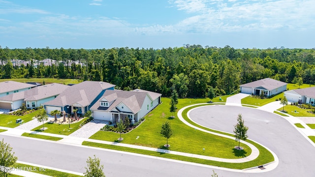 223 Creek Pebble Dr, Ponte Vedra, FL 32081 - aerial view of residential area with a heavily wooded area