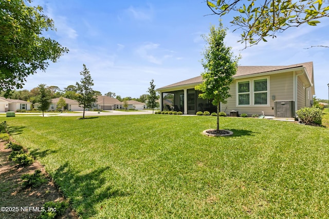223 Creek Pebble Dr, Ponte Vedra, FL 32081 - view of green lawn featuring a sunroom