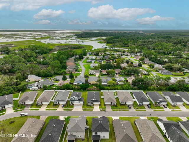 618 Honeycomb Trl, Saint Augustine, FL 32095 - aerial perspective of suburban area with a nearby body of water
