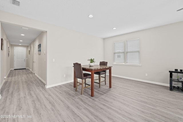 618 Honeycomb Trl, Saint Augustine, FL 32095 - dining space featuring wood finished floors, baseboards, and recessed lighting