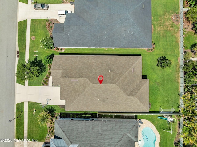 111 Bucktail Ave, Ponte Vedra, FL 32081 - view from above of property with a pool area