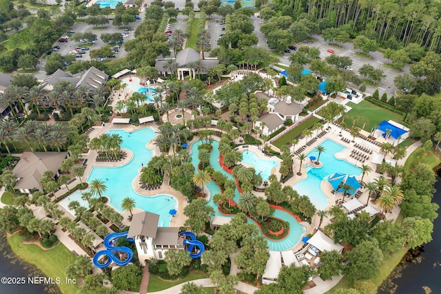 111 Bucktail Ave, Ponte Vedra, FL 32081 - bird's eye view of a pool area