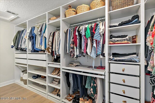 12768 Cattail Pond Cir S, Jacksonville, FL 32224 - spacious closet featuring wood finished floors