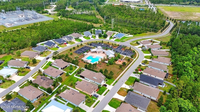 481 Fox Water Trl, Saint Augustine, FL 32086 - aerial overview of property's location featuring a pool