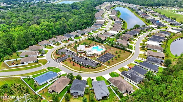 481 Fox Water Trl, Saint Augustine, FL 32086 - aerial perspective of suburban area with a nearby body of water