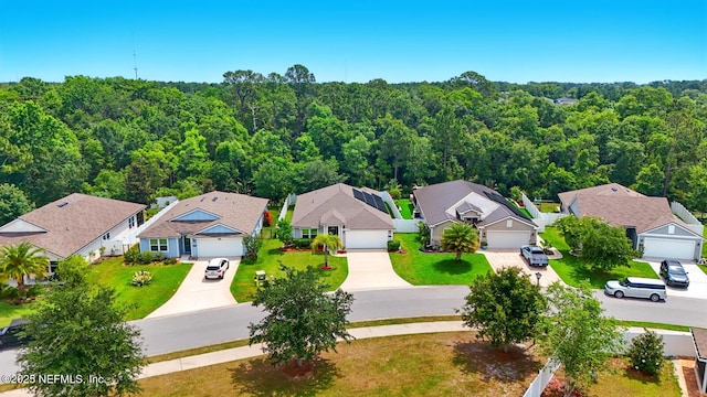 481 Fox Water Trl, Saint Augustine, FL 32086 - aerial view of residential area with a heavily wooded area