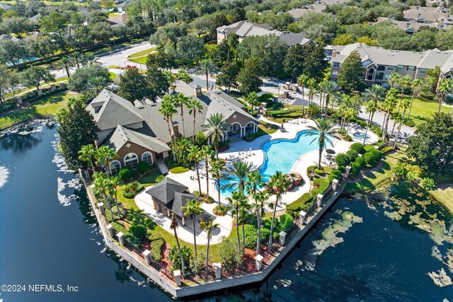 10961 Burnt Mill Rd Unit 1311, Jacksonville, FL 32256 - bird's eye view of a large body of water and a pool area