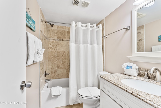 8550 A1A S Unit 14151, Saint Augustine, FL 32080 - full bathroom featuring vanity, shower / tub combo, and toilet