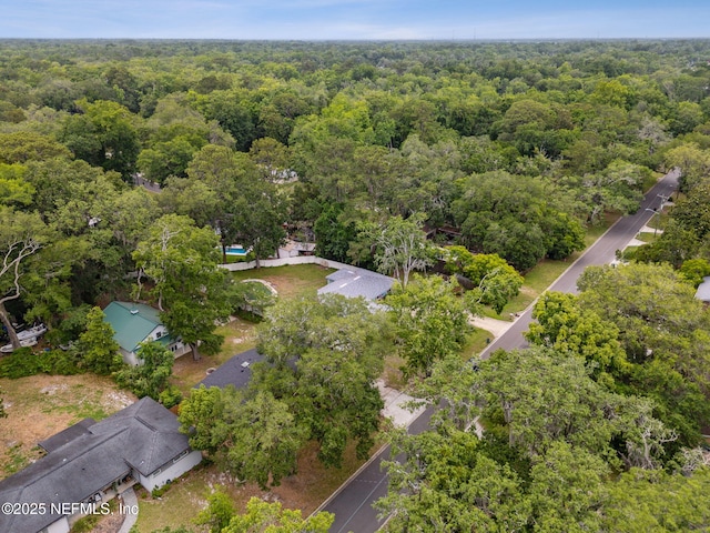 2520 Elbow Rd, Orange Park, FL 32073 - aerial view of property and surrounding area featuring a heavily wooded area