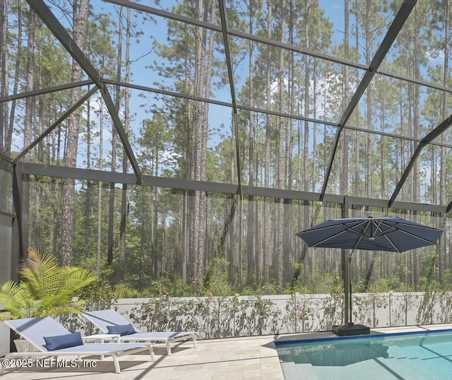 210 Terra Oaks Dr, Saint Johns, FL 32259 - view of pool with a patio and a forest view