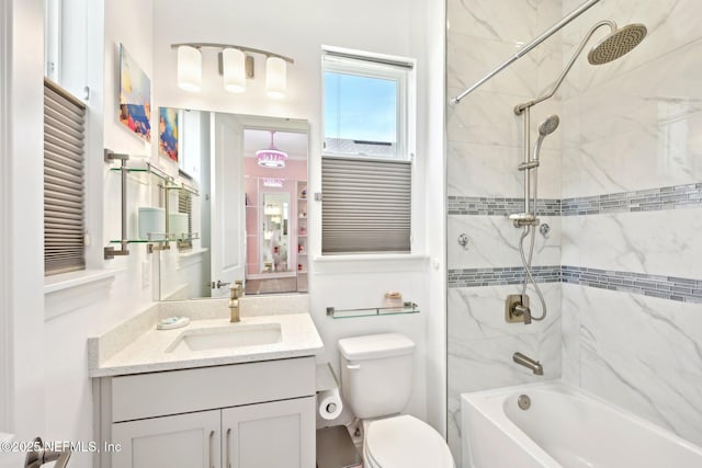 210 Terra Oaks Dr, Saint Johns, FL 32259 - full bathroom featuring vanity, shower / bath combination, and toilet