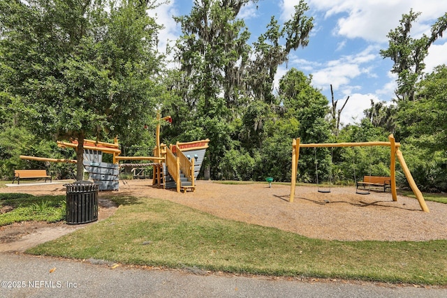 210 Terra Oaks Dr, Saint Johns, FL 32259 - community playground with view of wooded area