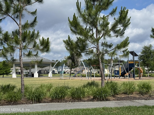 210 Terra Oaks Dr, Saint Johns, FL 32259 - view of property's community with a gazebo and a lawn