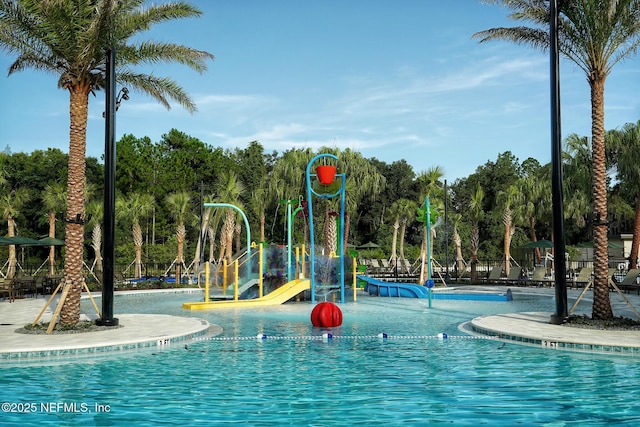 210 Terra Oaks Dr, Saint Johns, FL 32259 - community pool with a water play area and a water slide