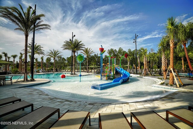 210 Terra Oaks Dr, Saint Johns, FL 32259 - view of play area featuring a water play area and a community pool