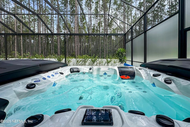 210 Terra Oaks Dr, Saint Johns, FL 32259 - view of swimming pool with a hot tub