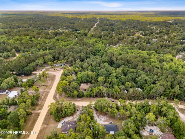 aerial view of a forest