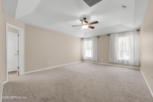 11658 Jerry Adam Ct, Jacksonville, FL 32218 - empty room with a ceiling fan, carpet floors, a textured ceiling, baseboards, and a smoke detector