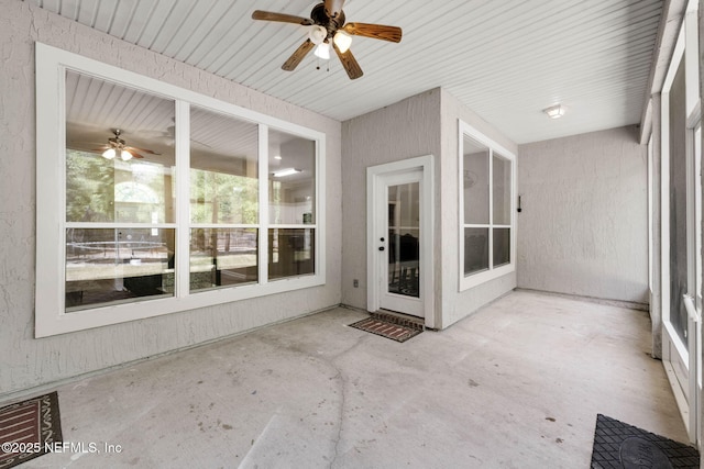 11658 Jerry Adam Ct, Jacksonville, FL 32218 - view of patio with a ceiling fan