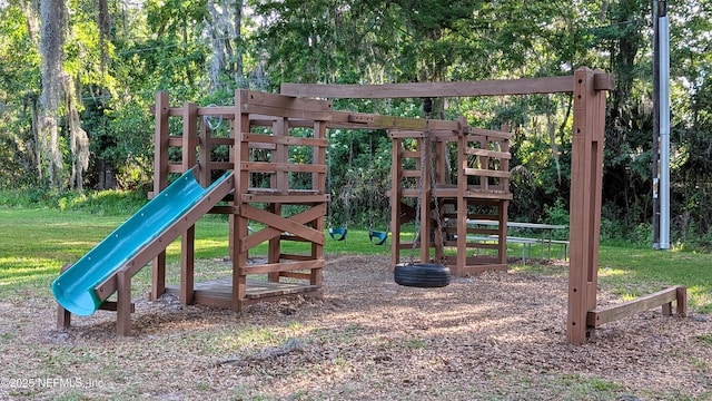 4309 Plaza Gate Ln Unit 201, Jacksonville, FL 32217 - view of jungle gym with a lawn