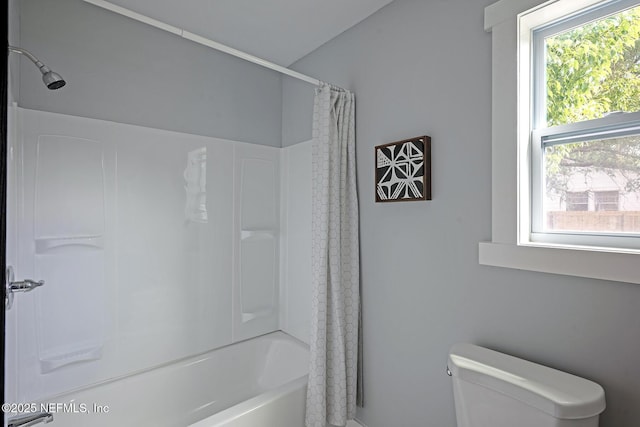 304 Lawton Ave, Jacksonville, FL 32208 - bathroom featuring toilet and shower / tub combo