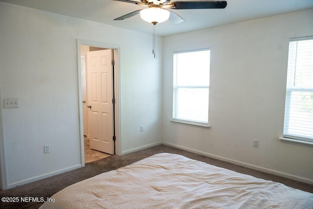 1863 Maxine Branch Way, Jacksonville, FL 32218 - carpeted bedroom with multiple windows, baseboards, and a ceiling fan