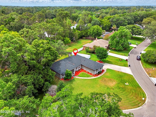100 Bracken Ct, Saint Johns, FL 32259 - view from above of property with a forest