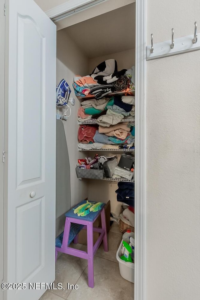 view of closet