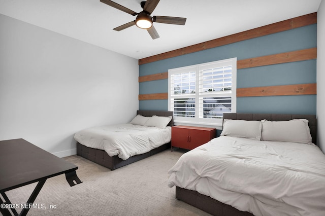 94 Anthem Ridge Dr, Ponte Vedra, FL 32081 - bedroom featuring light colored carpet and a ceiling fan