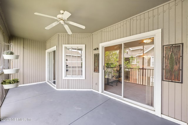 10000 Gate Pkwy Unit 2123, Jacksonville, FL 32246 - view of patio / terrace featuring ceiling fan
