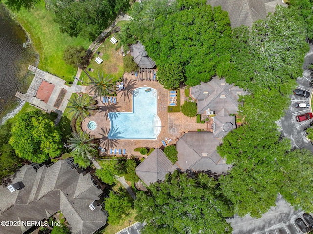 10000 Gate Pkwy Unit 2123, Jacksonville, FL 32246 - bird's eye view of a pool