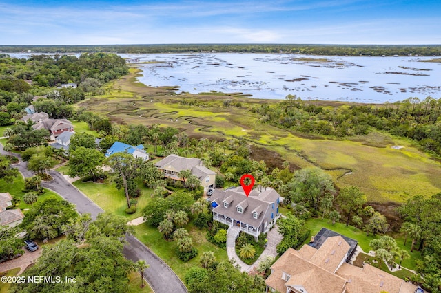 96321 Bay View Dr, Fernandina Beach, FL 32034 - aerial view of property's location with a nearby body of water and nearby suburban area
