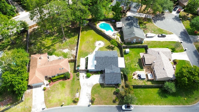 11428 Rustic Pines Cir E, Jacksonville, FL 32257 - aerial view of residential area featuring a pool area
