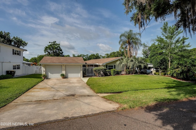 5476 Waterside Dr, Jacksonville, FL 32210 - view of front of property featuring a garage and driveway
