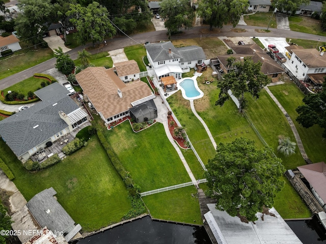 5476 Waterside Dr, Jacksonville, FL 32210 - aerial perspective of suburban area with a pool area