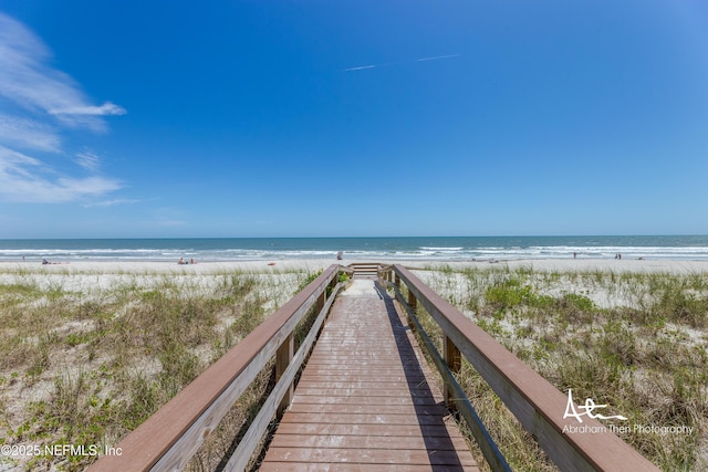 1301 1st St S Unit 1403, Jacksonville Beach, FL 32250 - view of home's community featuring view of water and beach