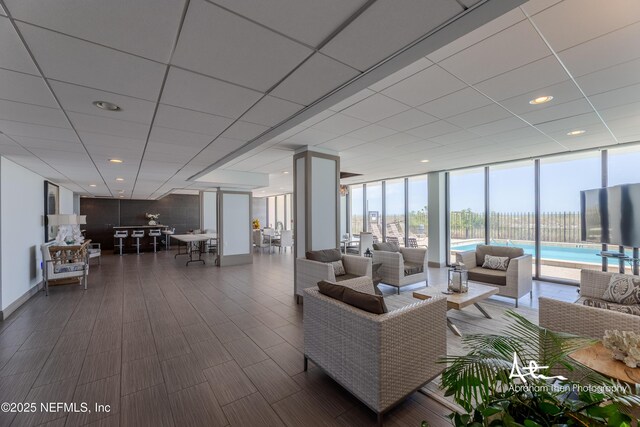 1301 1st St S Unit 1403, Jacksonville Beach, FL 32250 - building lobby with a wall of windows