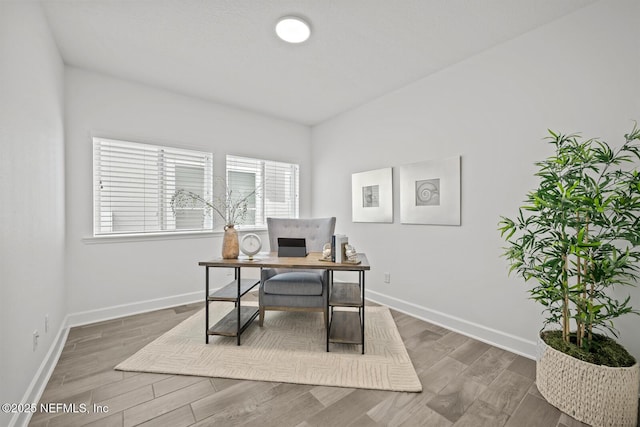 107 Park Lake Dr, Ponte Vedra, FL 32081 - office space with wood finished floors and baseboards