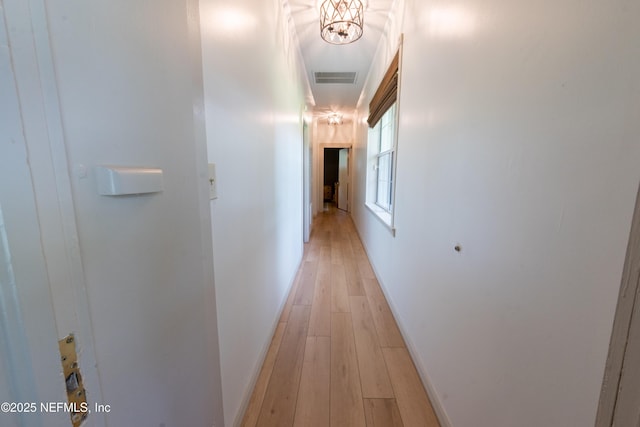 1525 E Call St, Starke, FL 32091 - hall with light wood-style floors